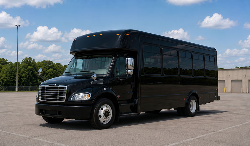 18-passenger minibus available for charter in Edinburg, TX