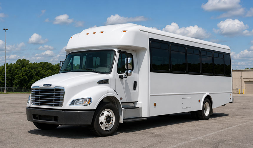 25-passenger minibus available for charter in Edinburg, TX